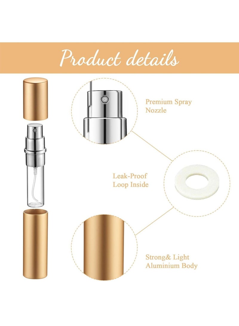 5-Piece Portable Refillable Mini Perfume Bottles Set 10ml - Image 4